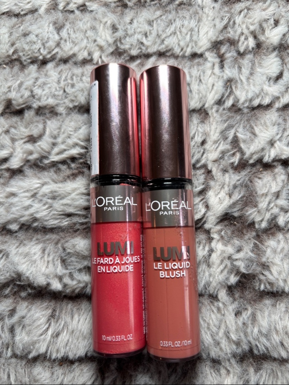 L'Oréal Lumi Liquid Blush Duo - Lot of 2 Shades 601 & 625